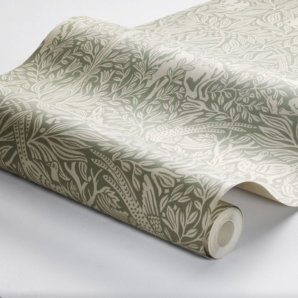 Under the Elder Tree Wallpaper - Green - Boråstapeter - 2046 - Premier Wallcovering