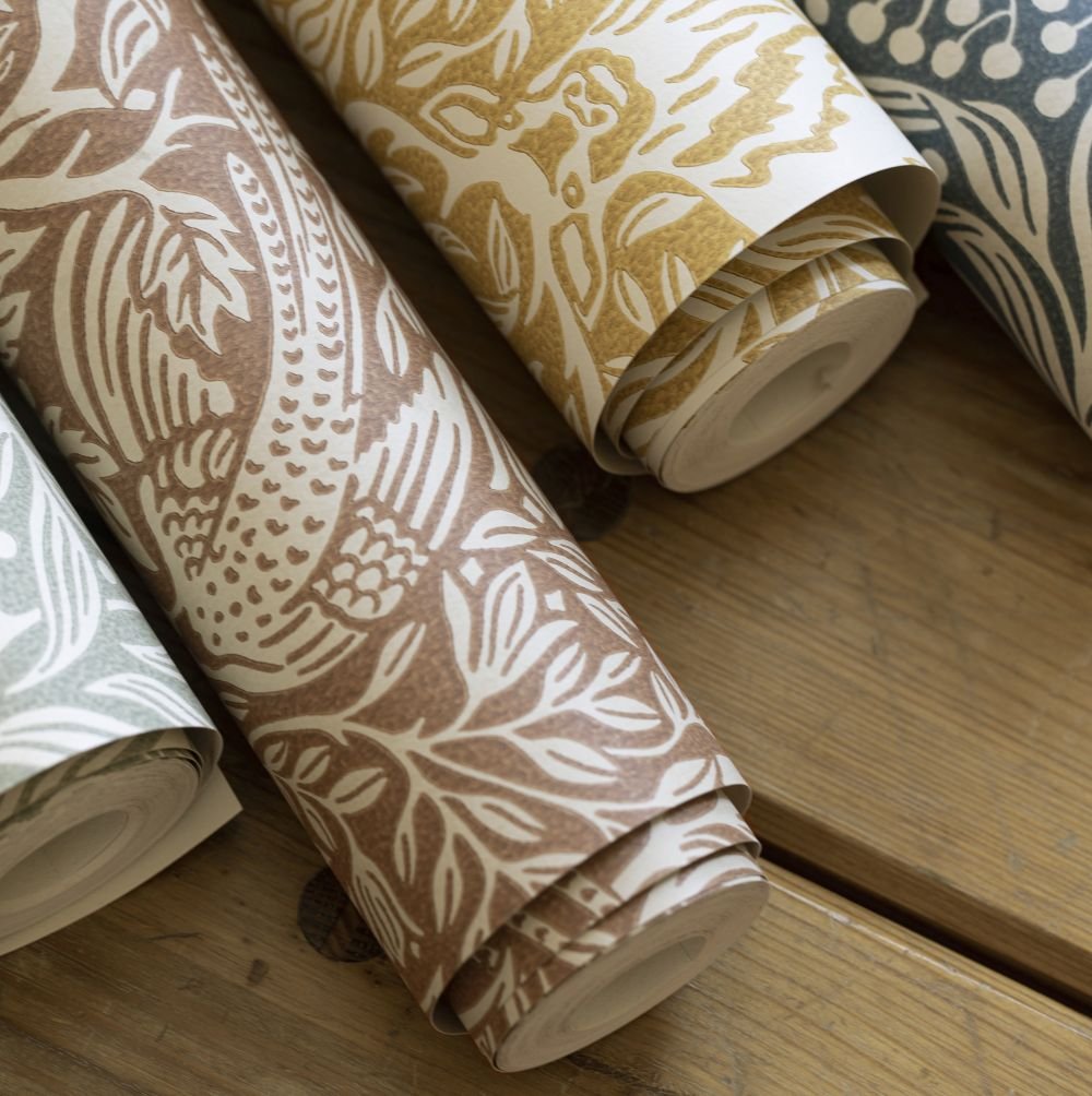 Under the Elder Tree Wallpaper - Brown - Boråstapeter - 2045 - Premier Wallcovering