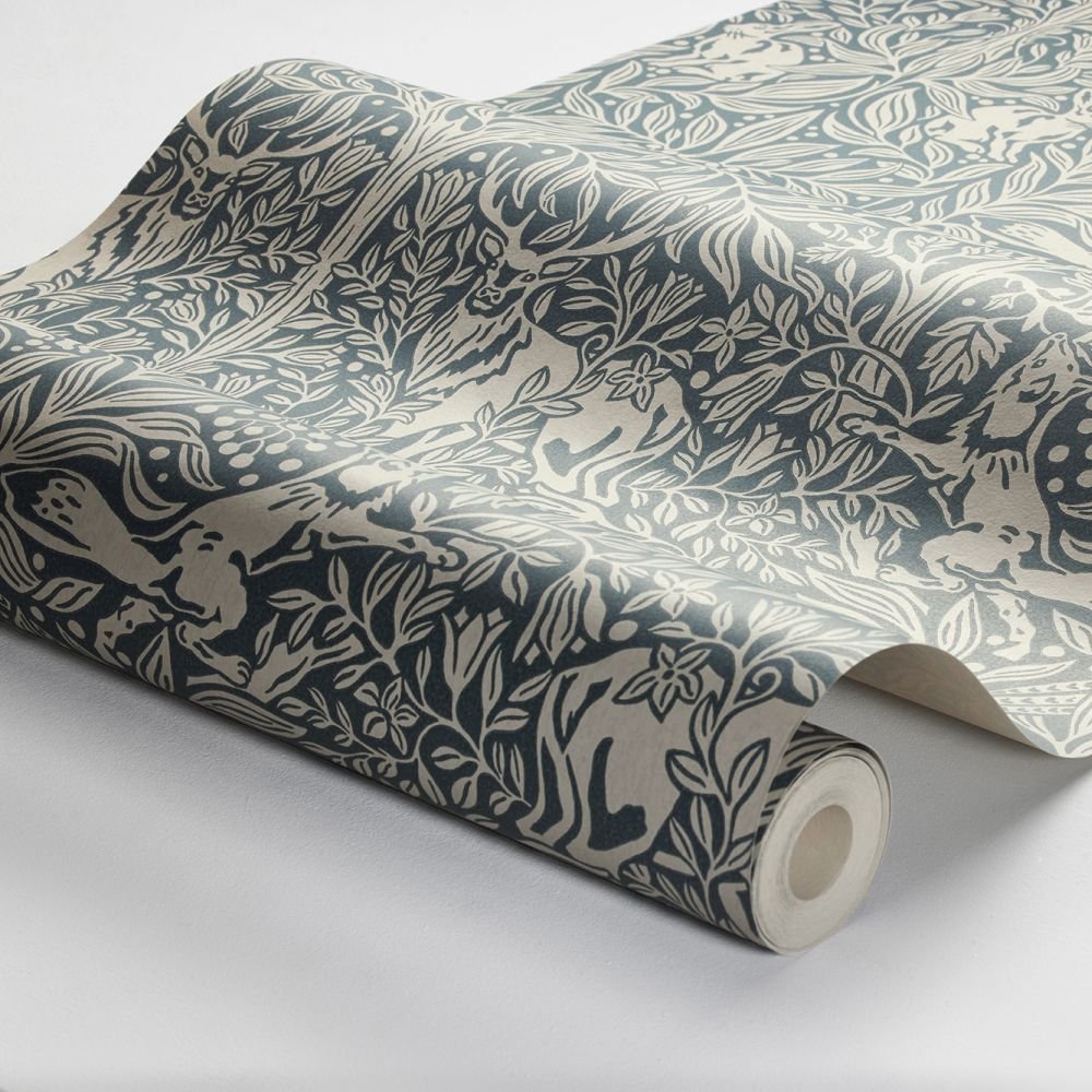 Under the Elder Tree Wallpaper - Blue - Boråstapeter - 2047 - Premier Wallcovering