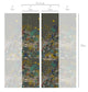 Underwater Jungle Panel Wallpaper - Graphite and Jewel Highlights - Josephine Munsey - JMW-100302 - Premier Wallcovering