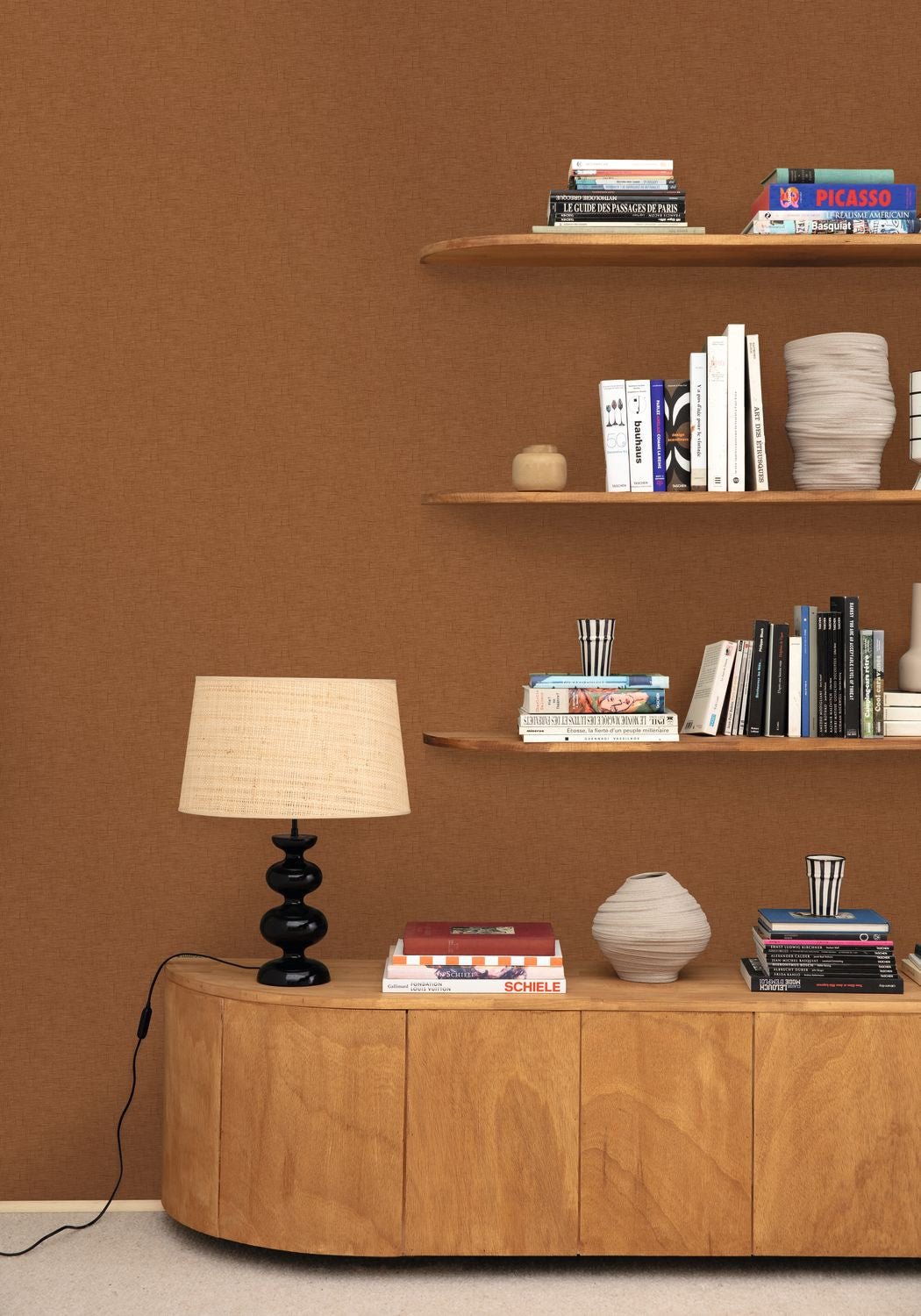 Uni Gaze Wallpaper - Caramel - Caselio - 103762497