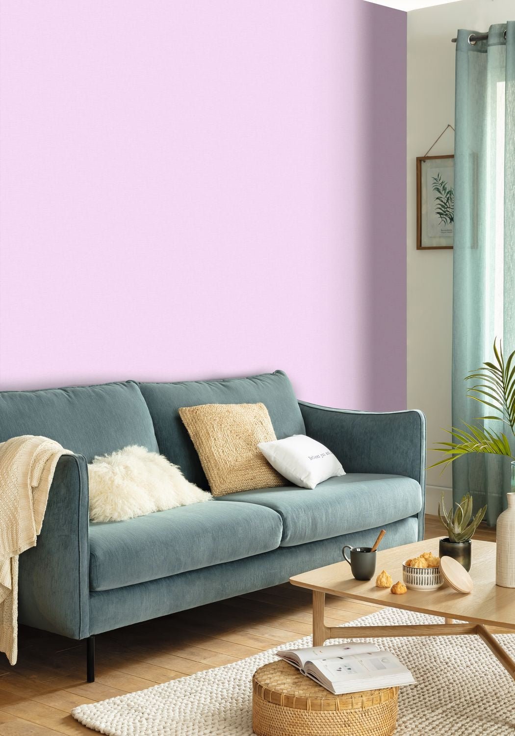 Uni Gaze Wallpaper - Parme - Caselio - 103765003