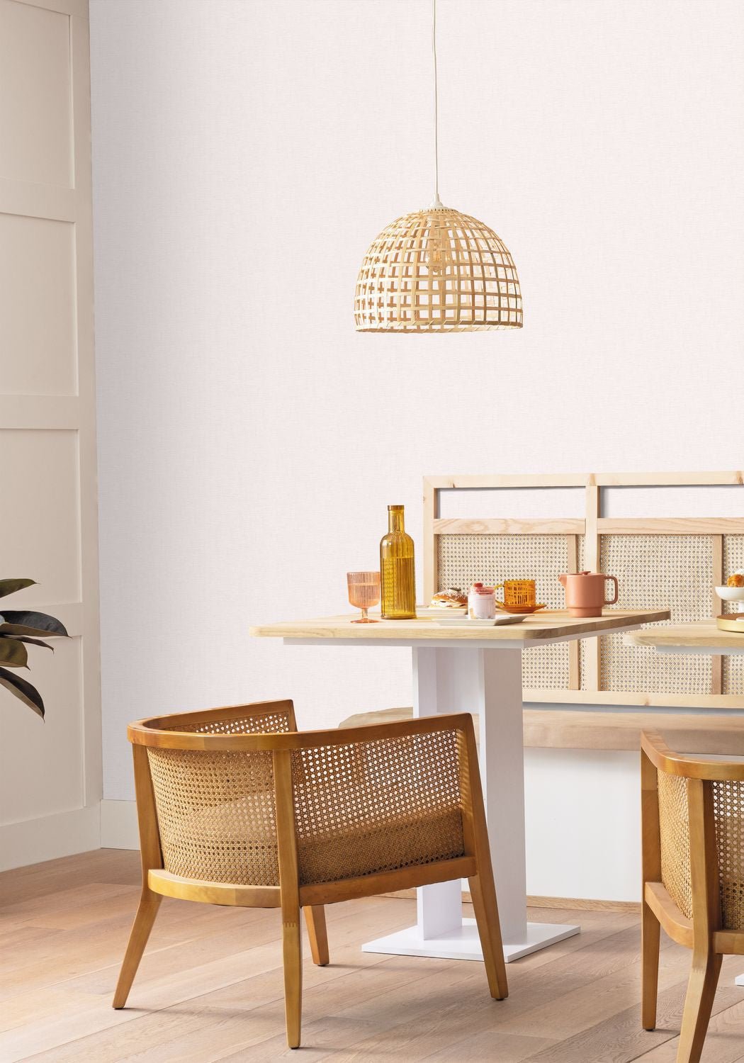 Uni Gaze Wallpaper - Gris Perle - Caselio - 103769000