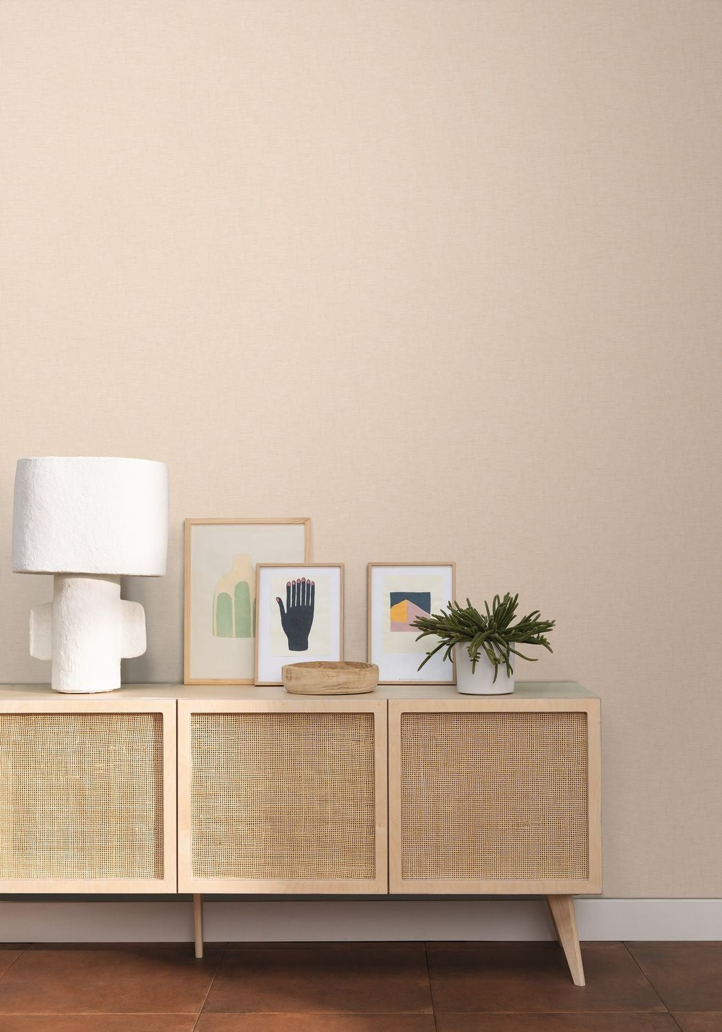 Uni Gaze Wallpaper - Beige - Caselio - 103761434