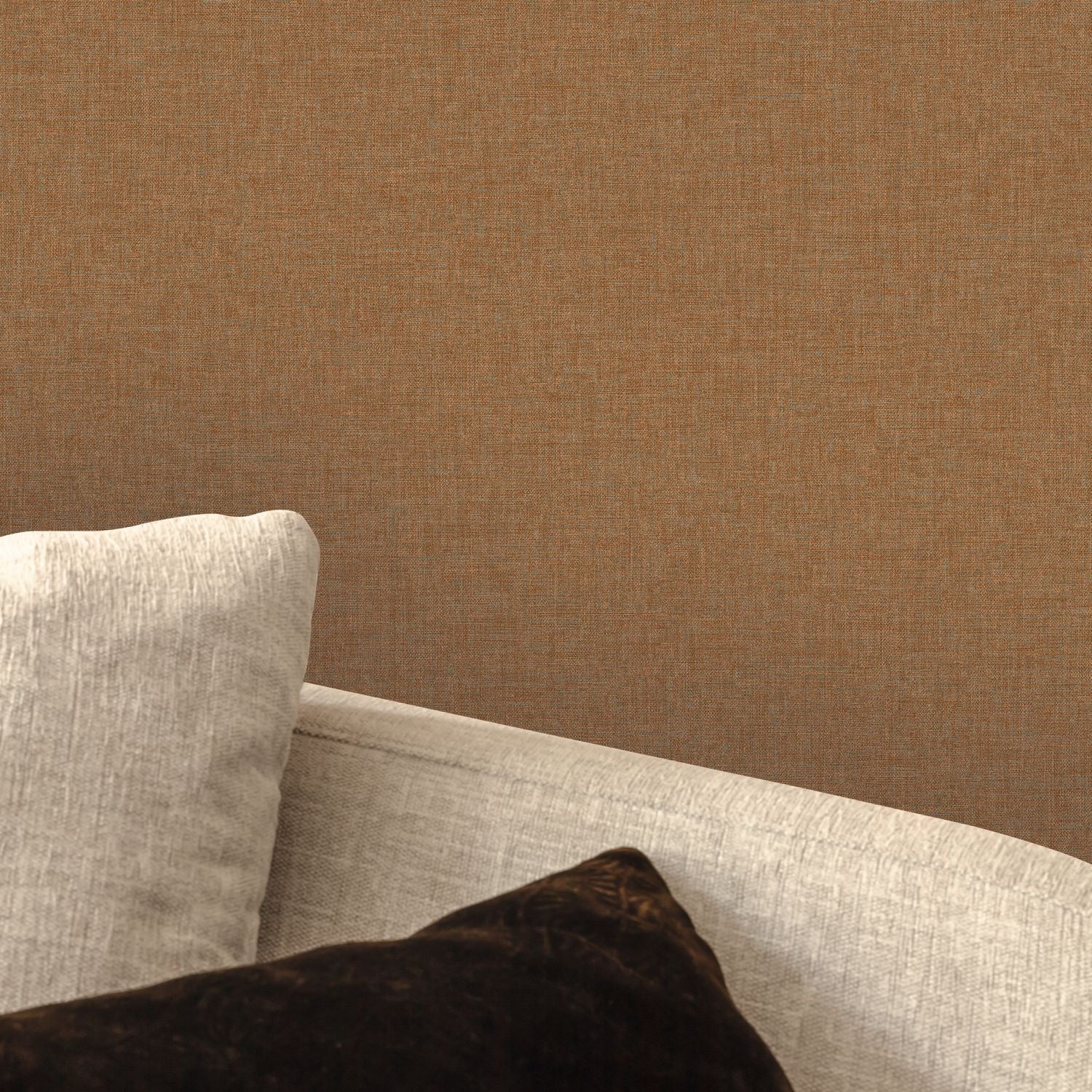 Uni Mat Wallpaper - Marron - Caselio - 103222760