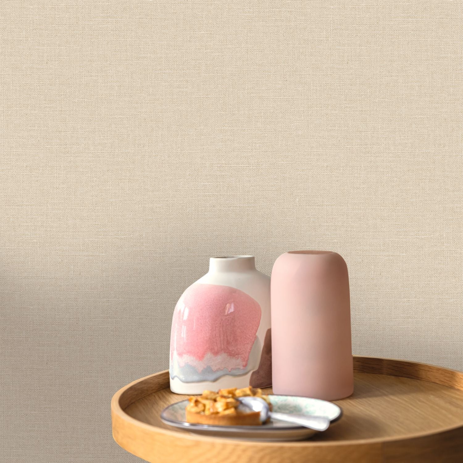 Uni Mat Wallpaper - Ecru - Caselio - 104011230