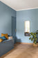 Uni Mat Wallpaper - Bleu Denim - Caselio - 103226230
