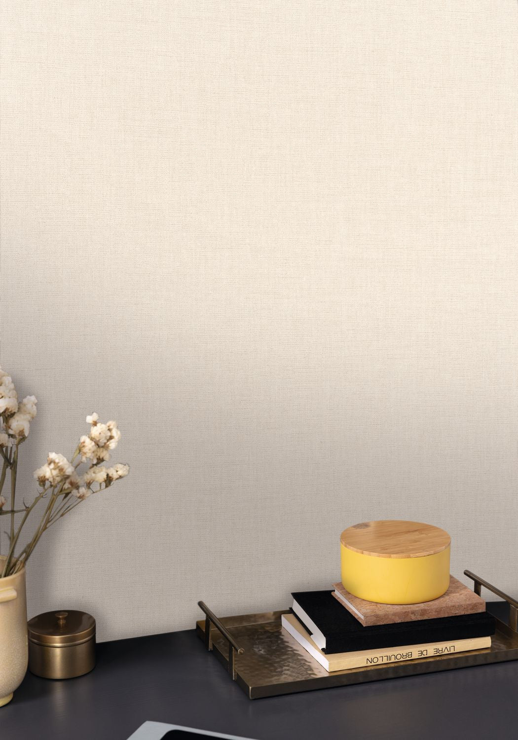 Uni Mat Wallpaper - Lin Clair - Caselio - 103221134