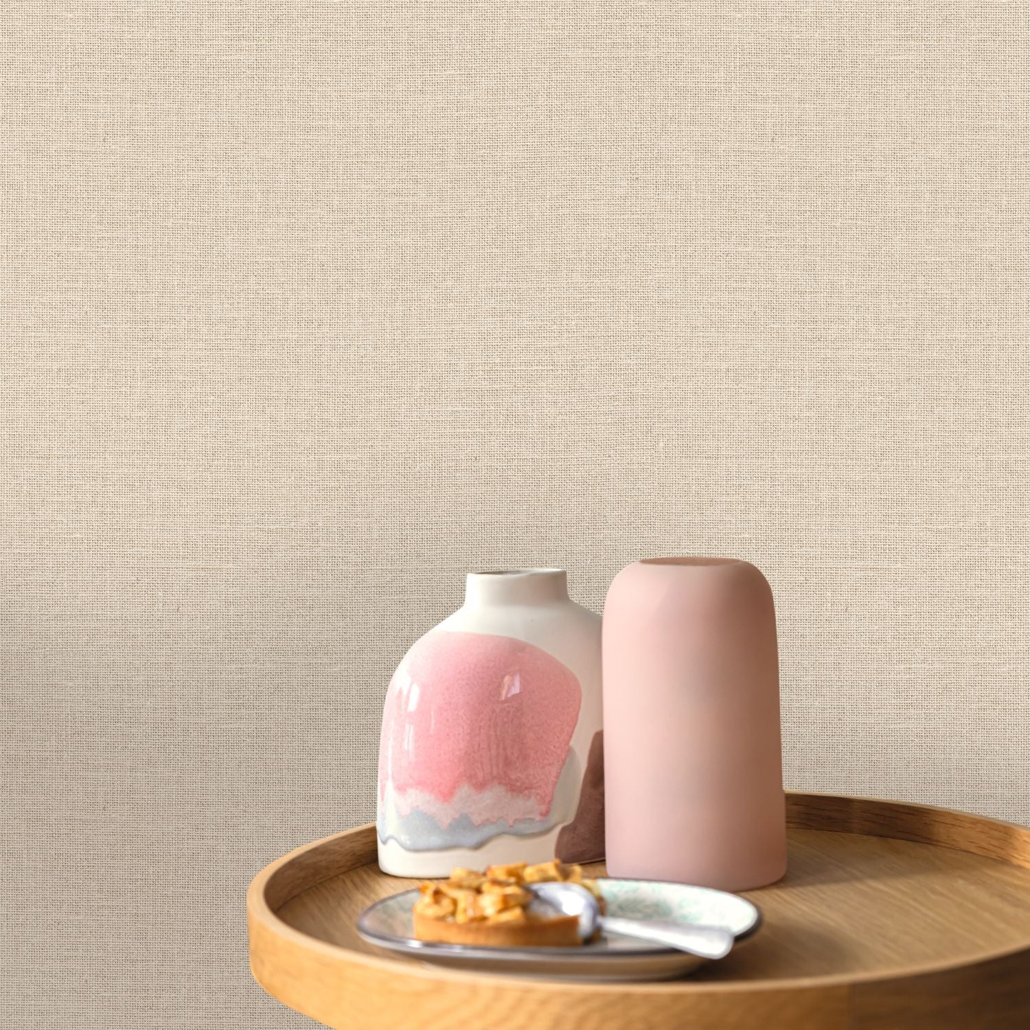 Uni Mat Wallpaper - Pistache - Caselio - 104017230