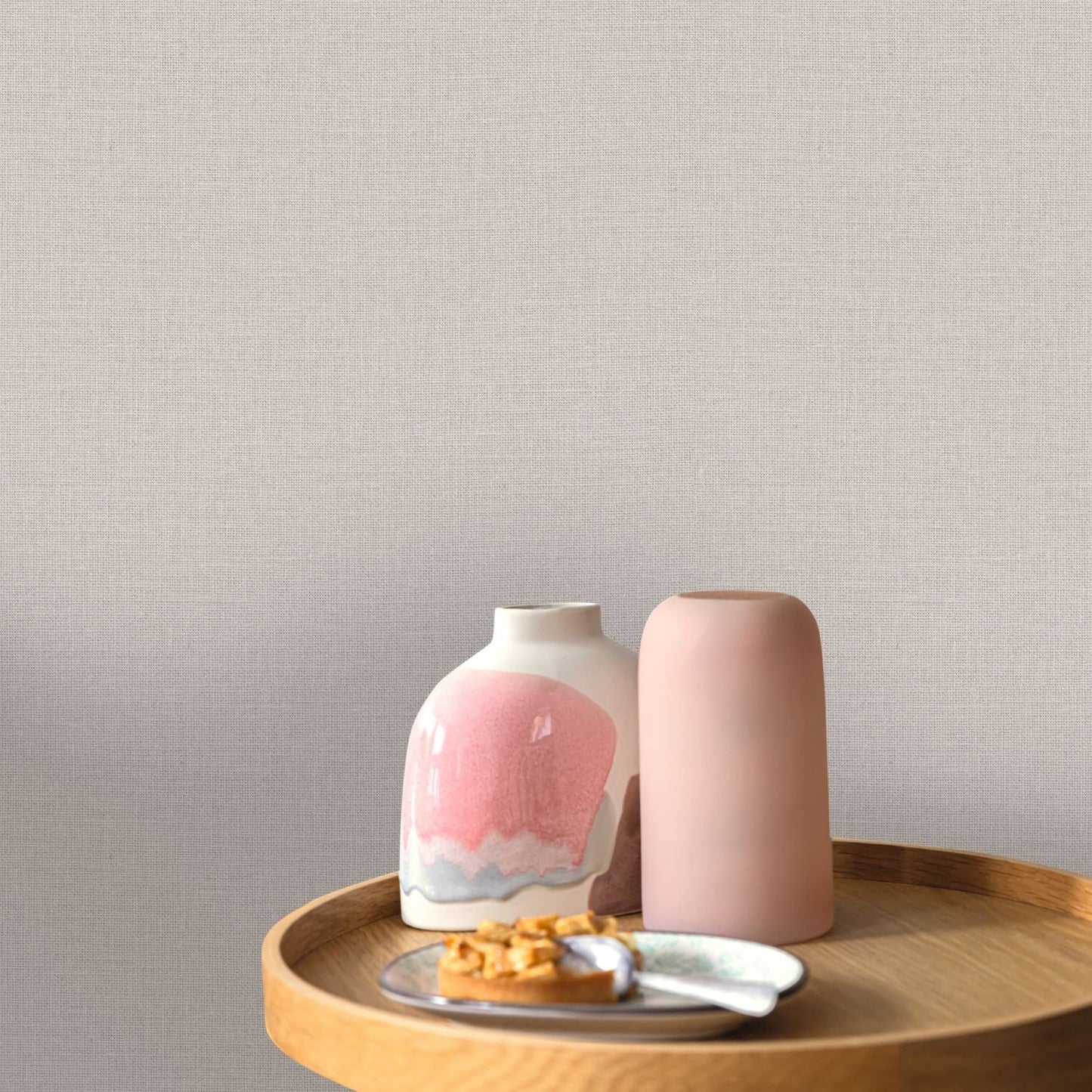 Uni Mat Wallpaper - Taupe Clair - Caselio - 104012425