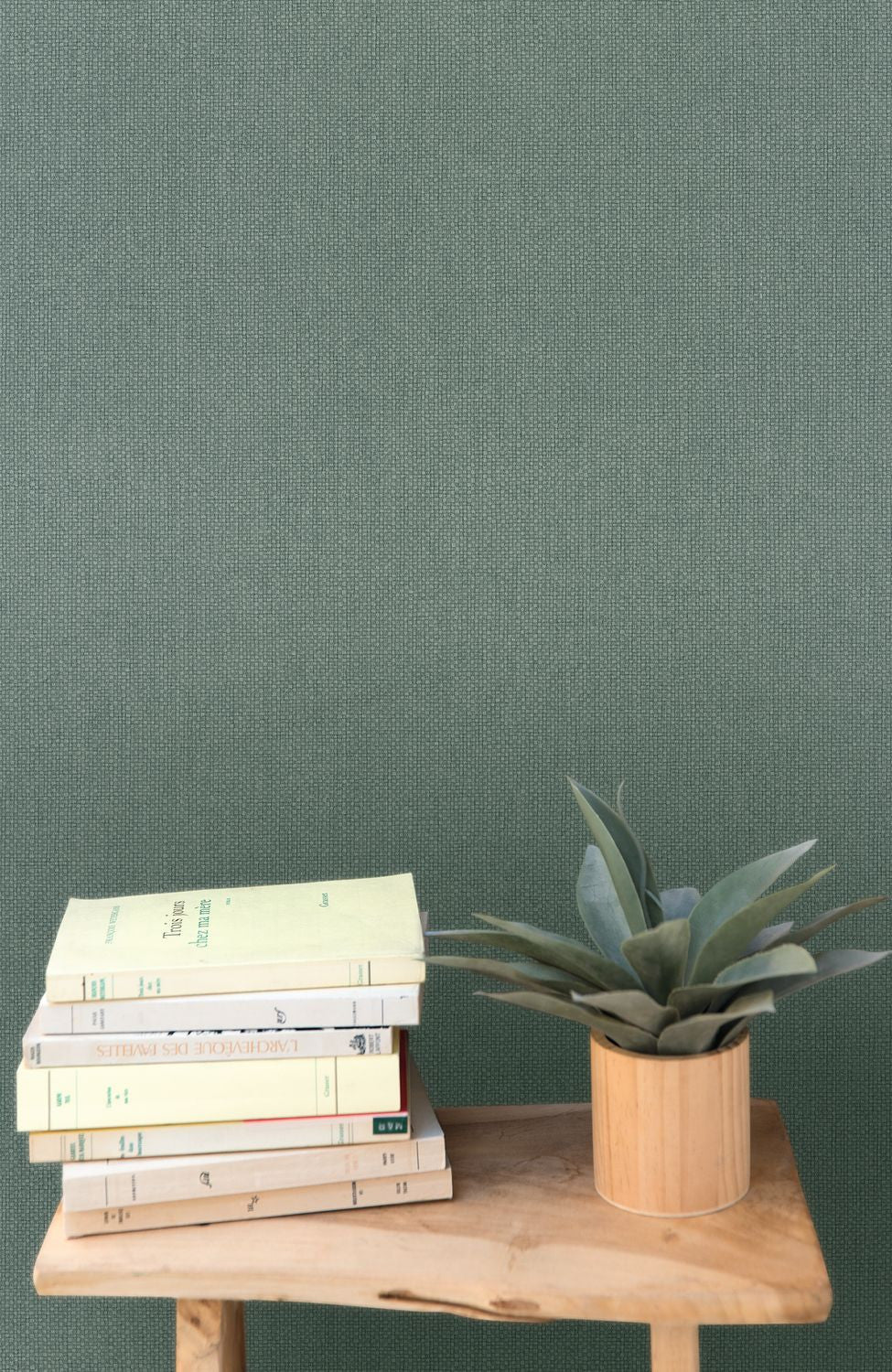 Uni Mat Wallpaper - Eucalyptus - Caselio - 104997312