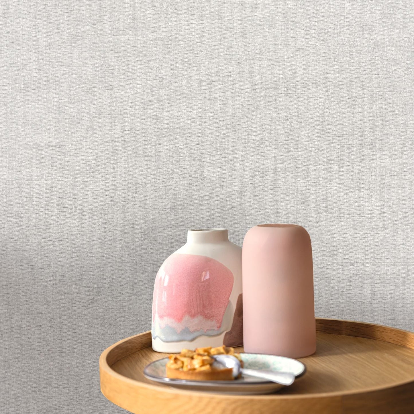 Uni Mat Wallpaper - Gris Etain - Caselio - 103229123