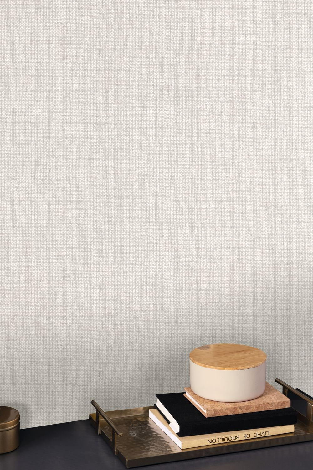 Uni Mat Wallpaper - Lin  Moyen - Caselio - 104999450