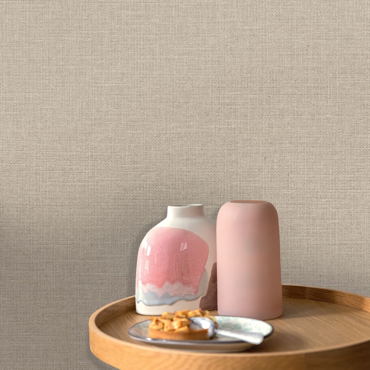 Uni Mat Wallpaper - Ficelle - Caselio - 104011025