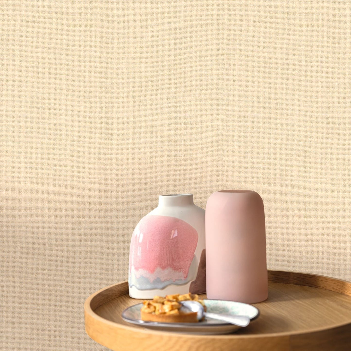 Uni Mat Wallpaper - Jaune - Caselio - 104012780