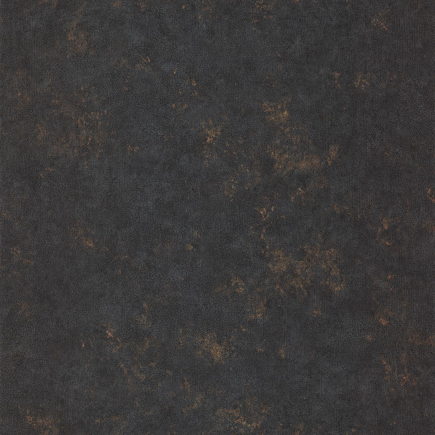 Uni Metallise/ Irise Wallpaper - Noir - Caselio - 105259149