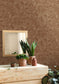 Uni Metallise / Nacre Wallpaper - Marron - Caselio - 103682533
