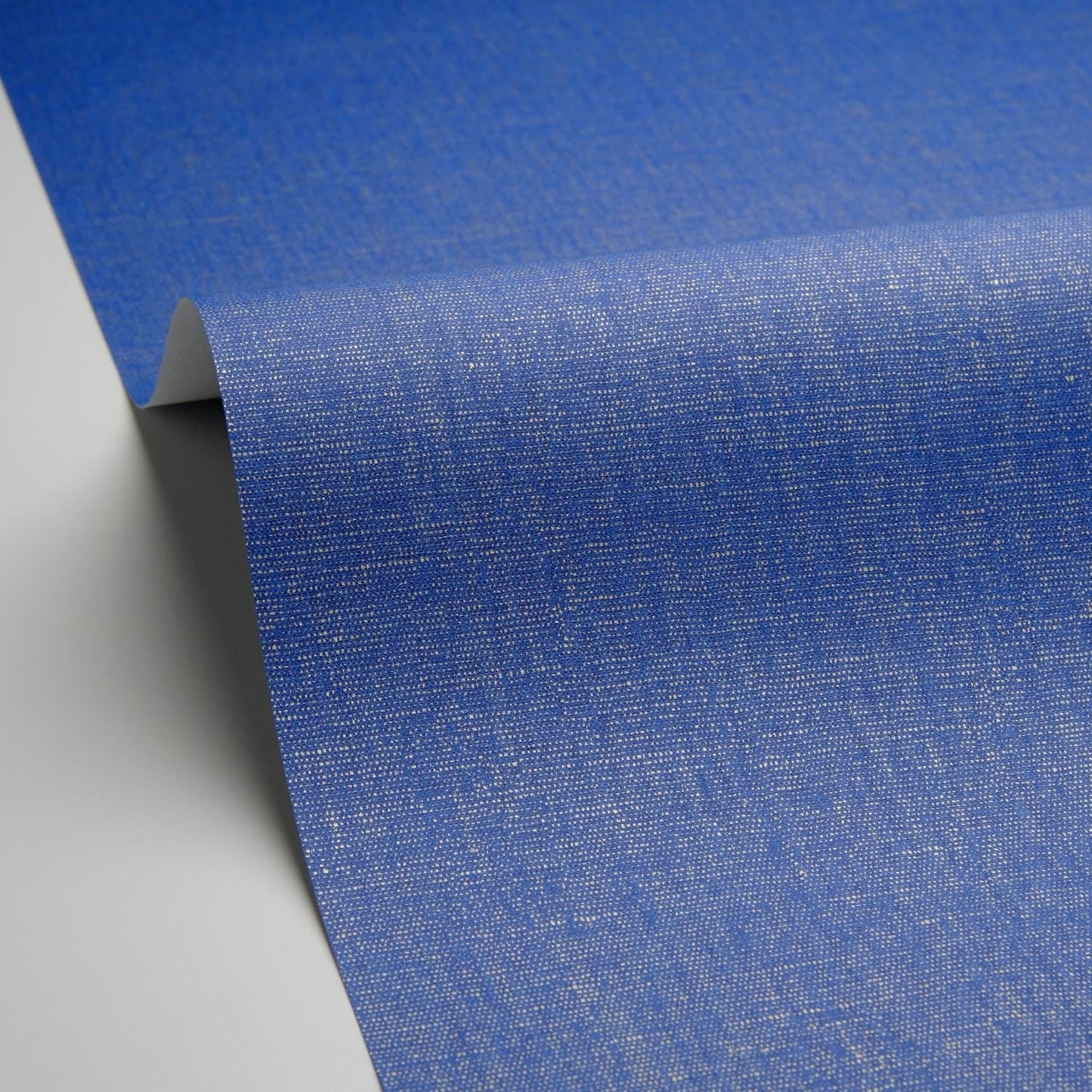 Uni Metallise/irise Wallpaper - Bleu Electrique - Caselio - 103236629
