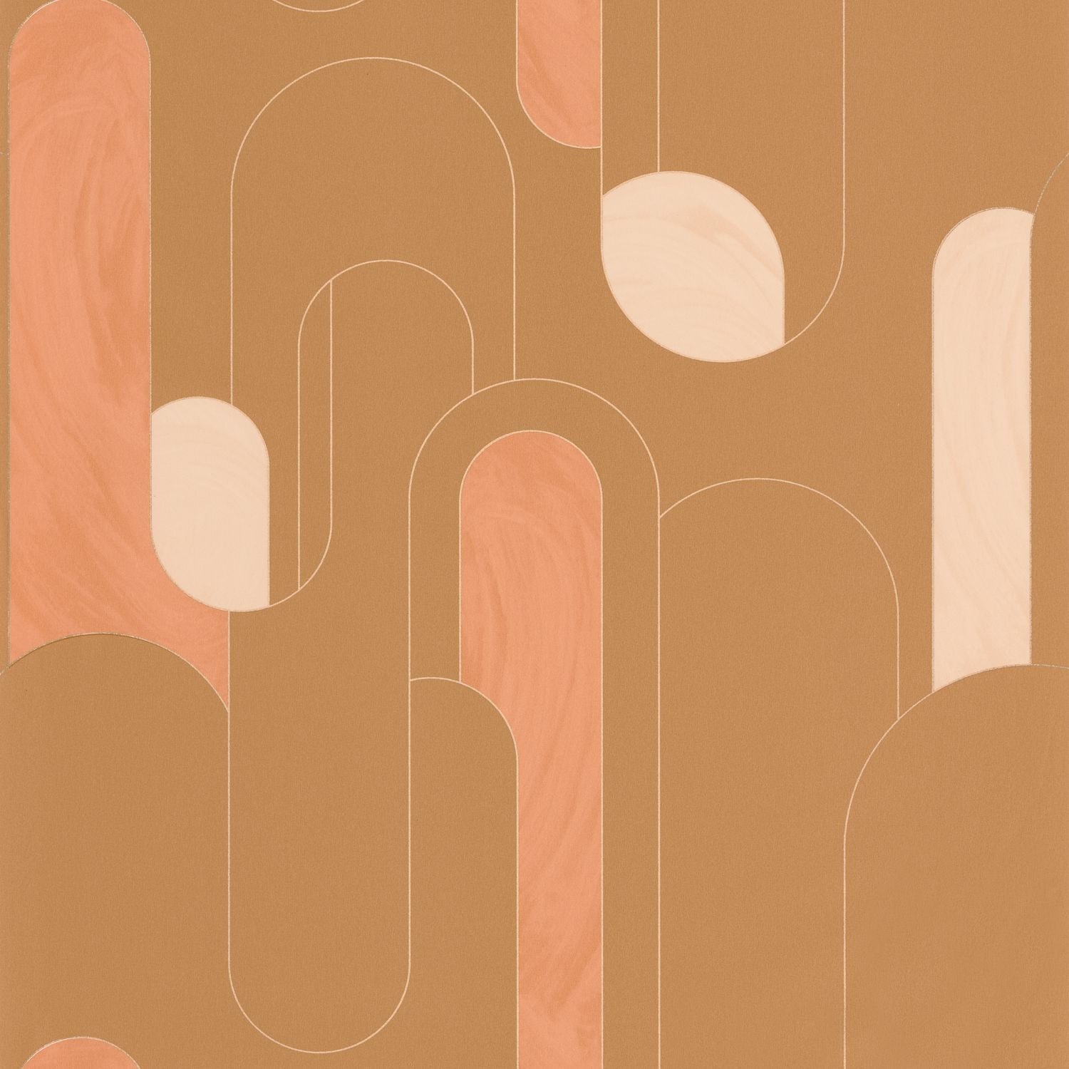 Up And Around Wallpaper - Terracotta - Caselio - 102874027