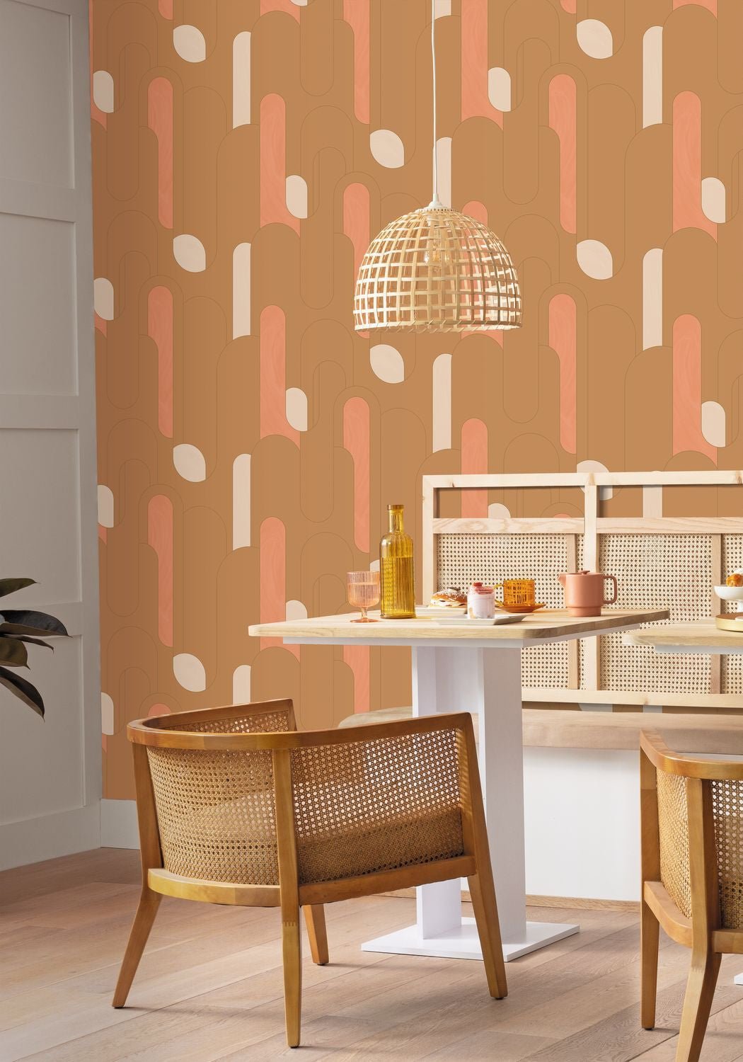 Up And Around Wallpaper - Terracotta - Caselio - 102874027