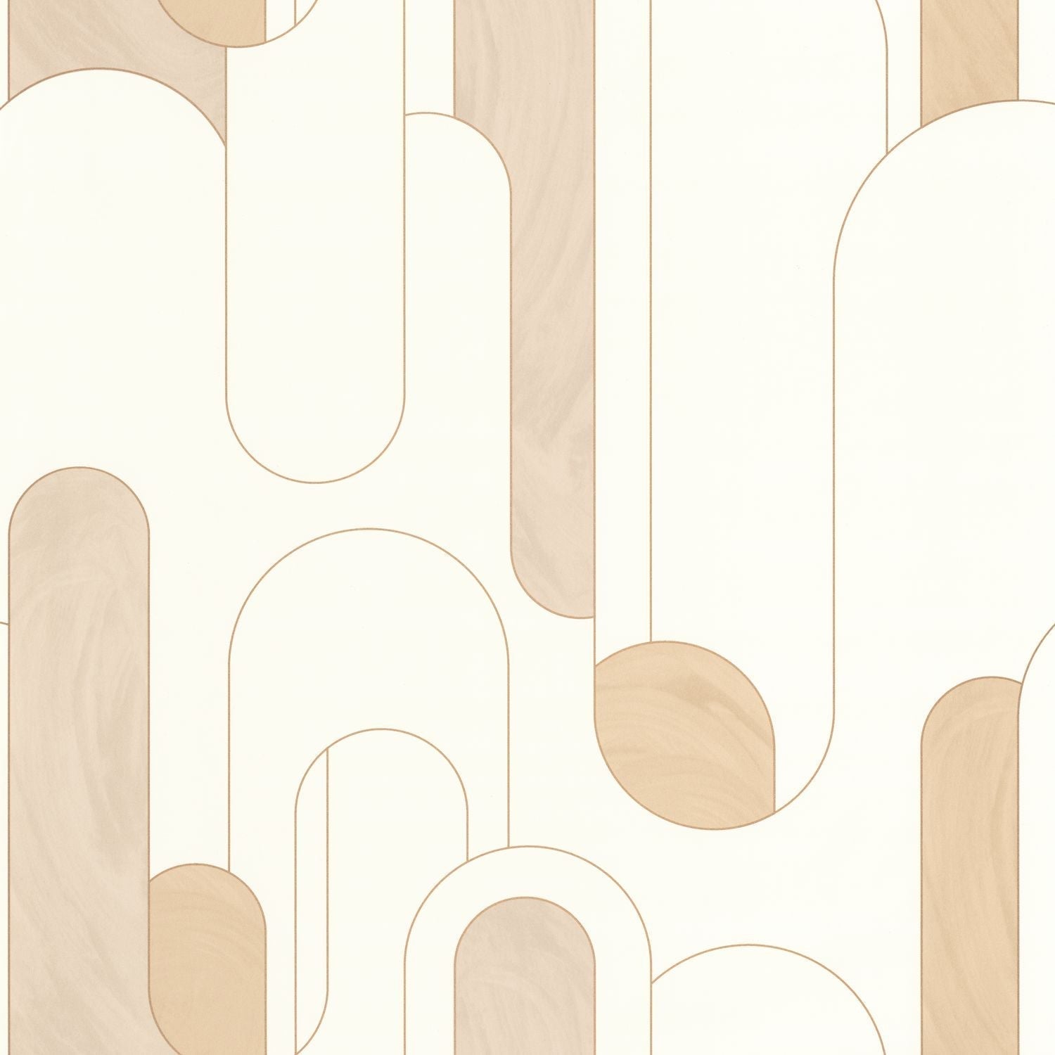 Up And Around Wallpaper - Beige Bland - Caselio - 102871020