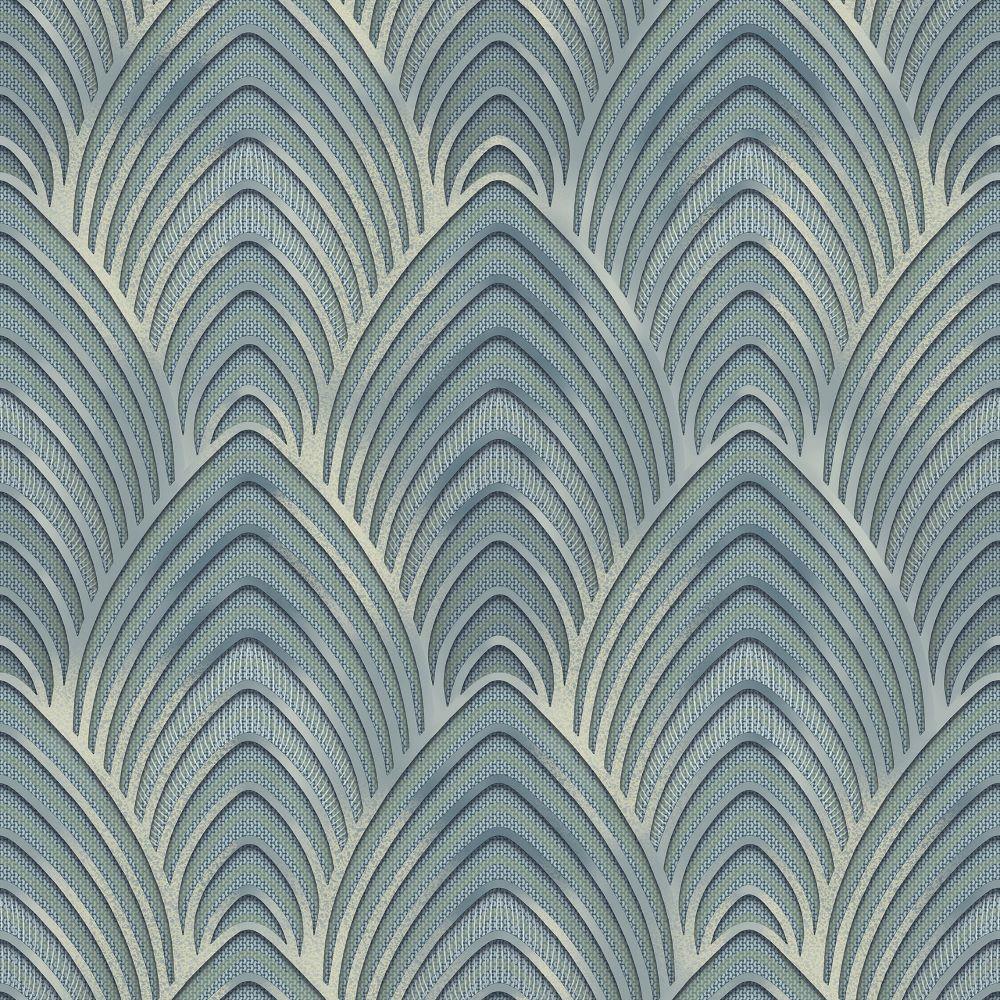 Utopia Arch Array Wallpaper - Green - Galerie - G68020 - Premier Wallcovering