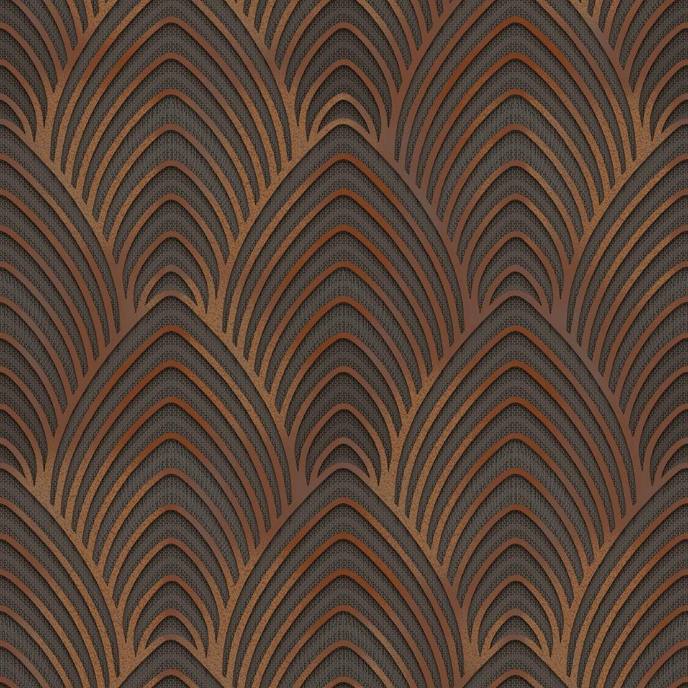 Utopia Arch Array Wallpaper - Bronze Brown - Galerie - G68015 - Premier Wallcovering