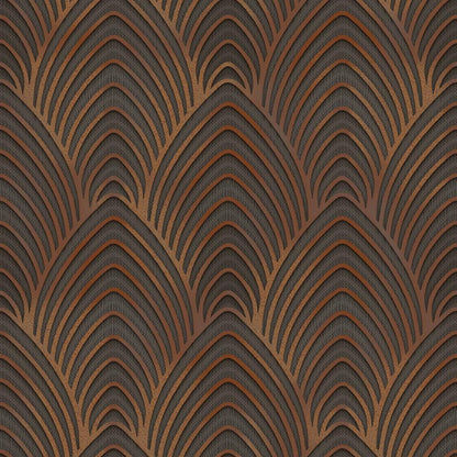 Utopia Arch Array Wallpaper - Bronze Brown - Galerie - G68015 - Premier Wallcovering