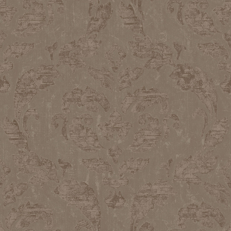 Utopia Damask Wallpaper - Bronze - Galerie - G67781 - Premier Wallcovering
