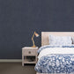 Utopia Leaf Emboss Wallpaper - Blue - Galerie - G67812 - Premier Wallcovering