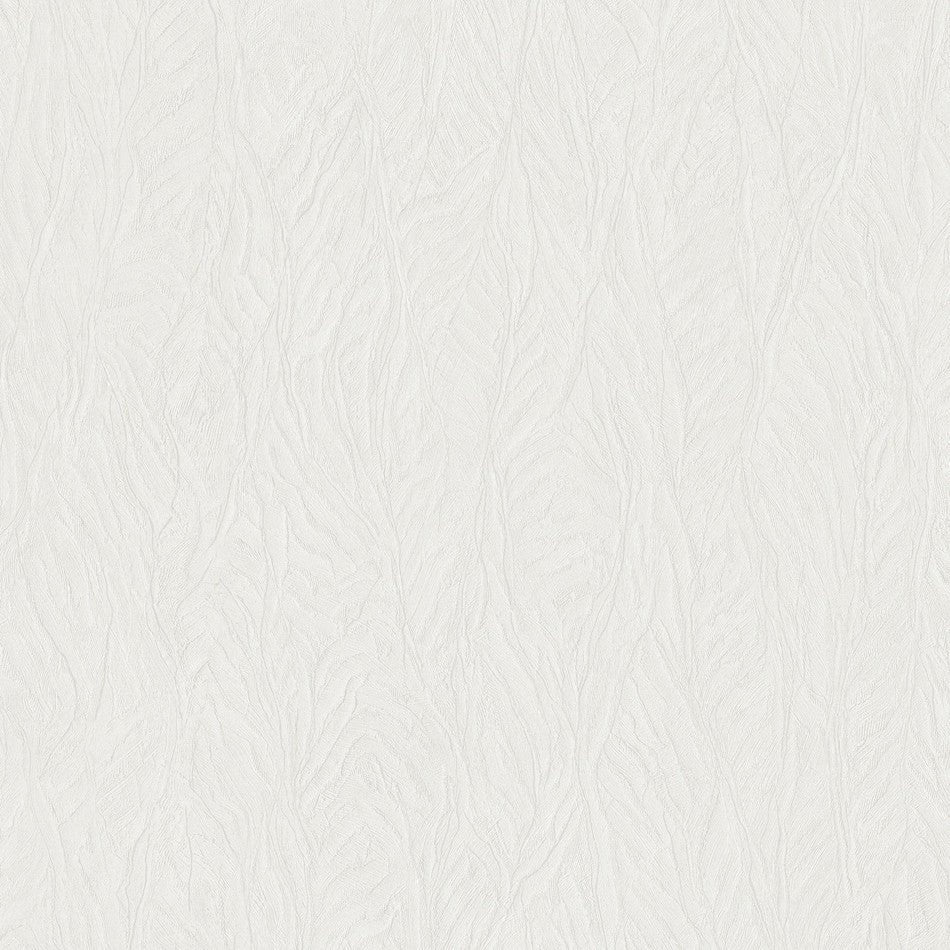 Utopia Leaf Emboss Wallpaper - White - Galerie - G67807 - Premier Wallcovering