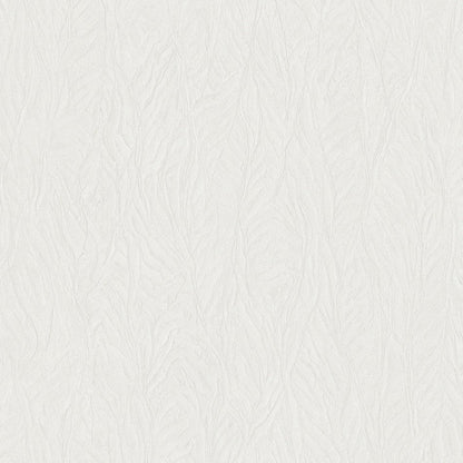 Utopia Leaf Emboss Wallpaper - White - Galerie - G67807 - Premier Wallcovering