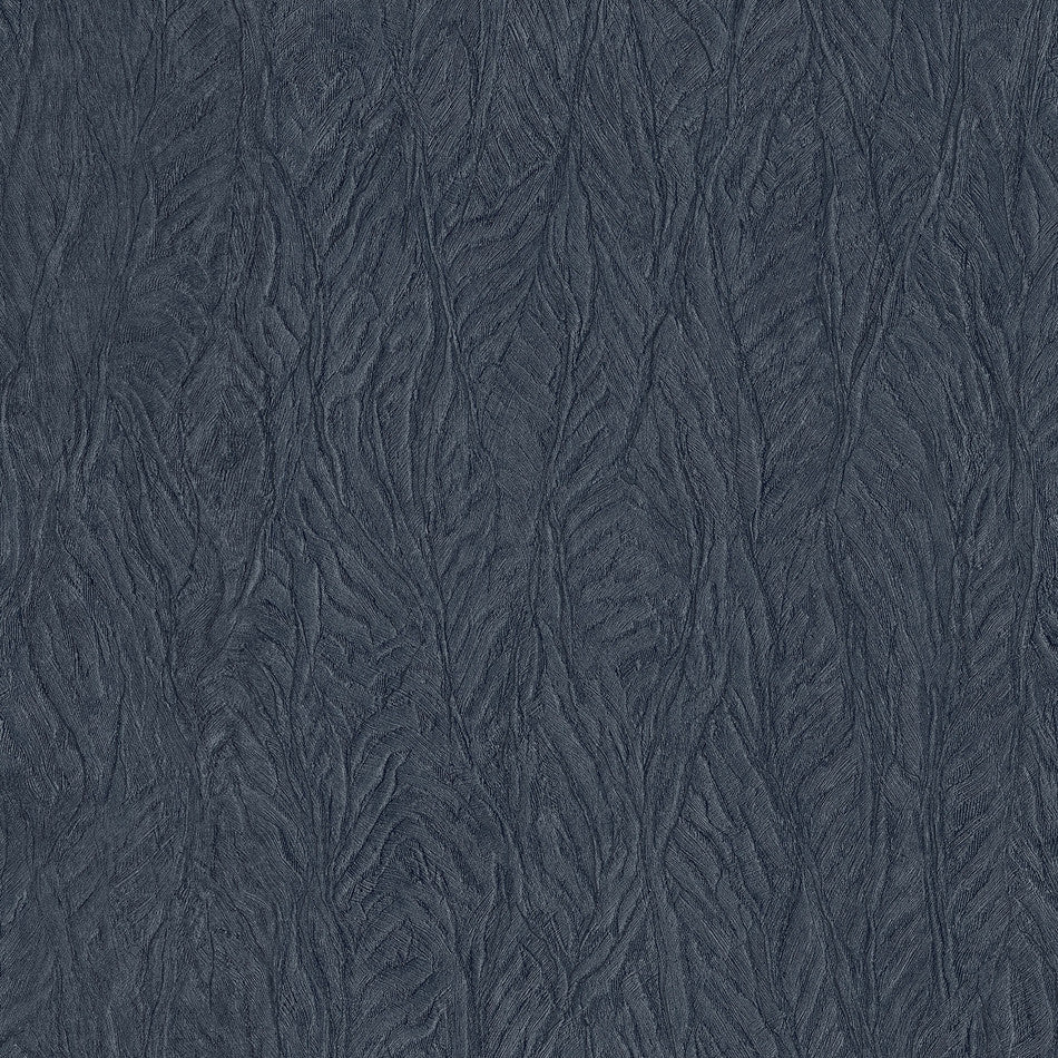 Utopia Leaf Emboss Wallpaper - Blue - Galerie - G67812 - Premier Wallcovering