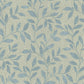 Utopia Loose Leaf Wallpaper - Blue - Galerie - G68030 - Premier Wallcovering