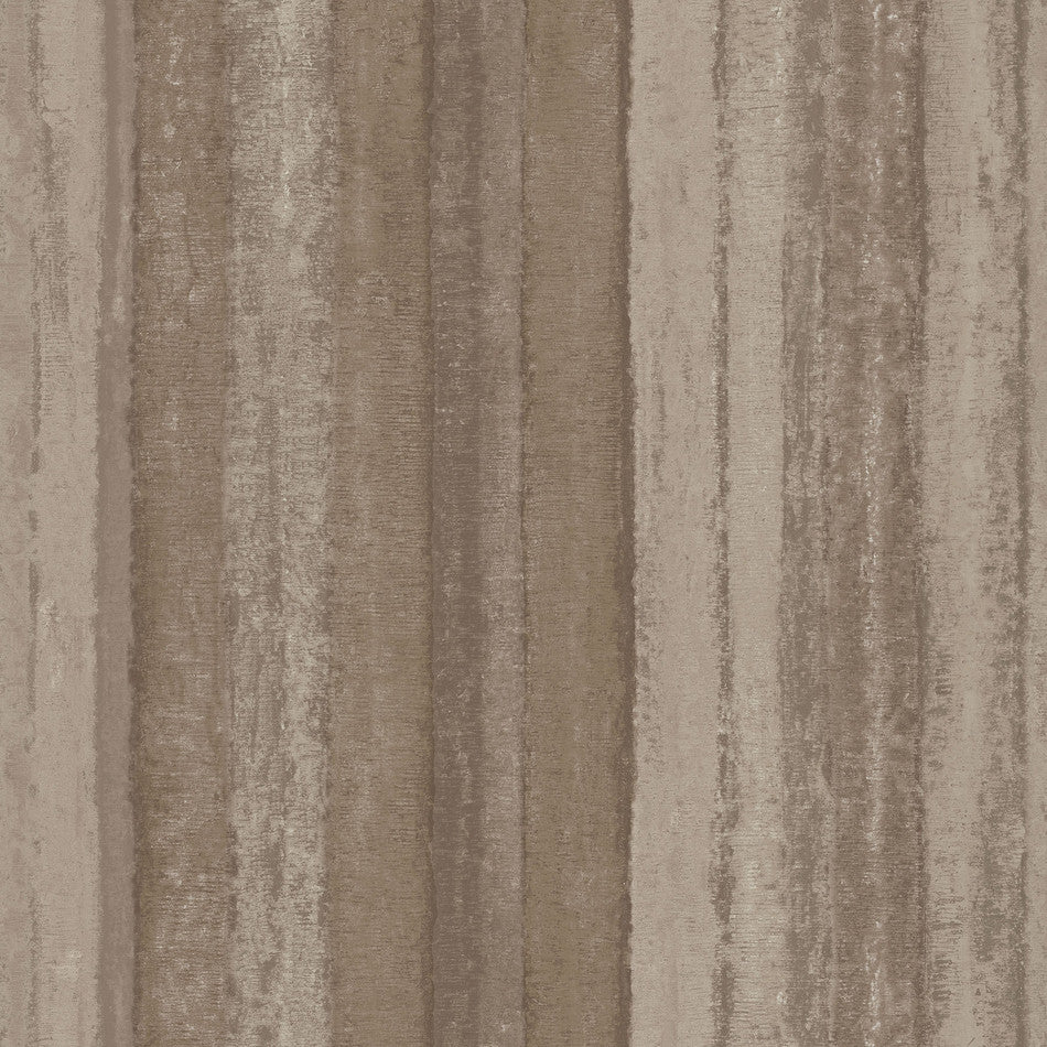Utopia Nomed Stripe Wallpaper - Bronze Brown - Galerie - G67800 - Premier Wallcovering