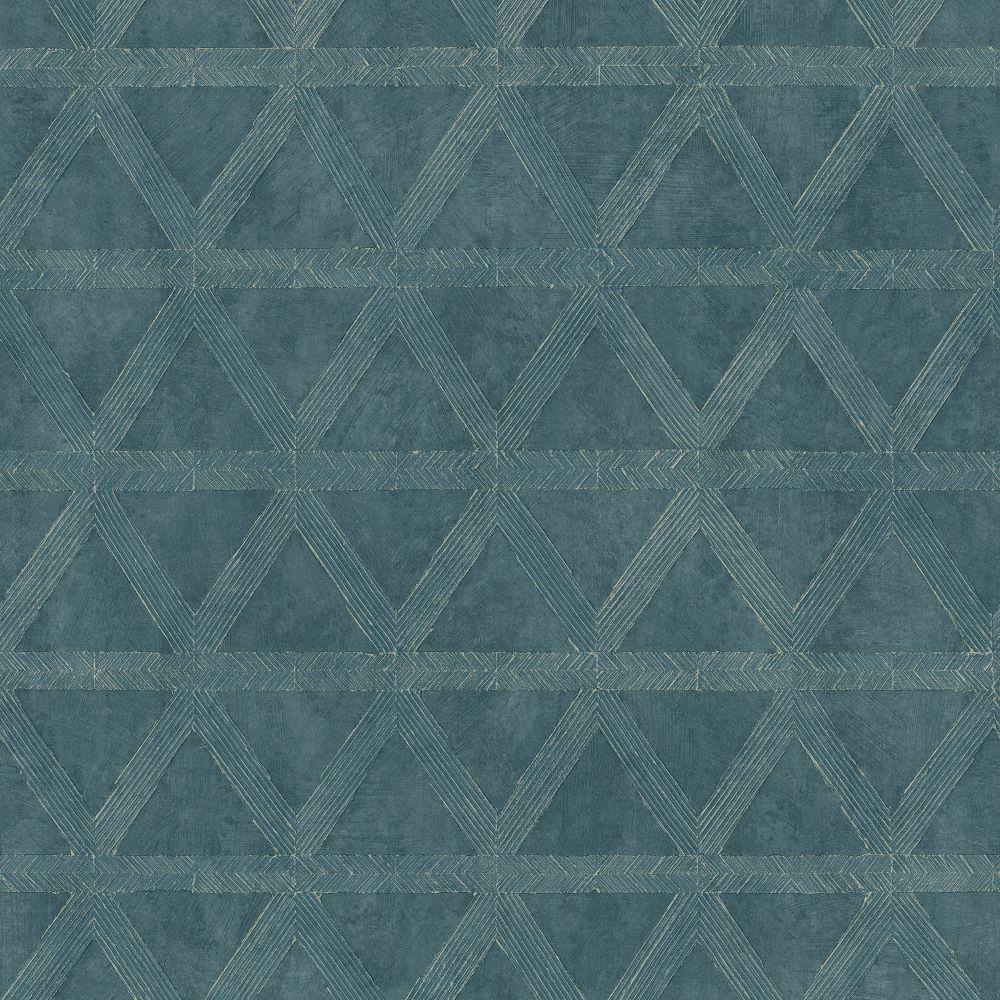Utopia Tri Prism Wallpaper - Green - Galerie - G68012 - Premier Wallcovering