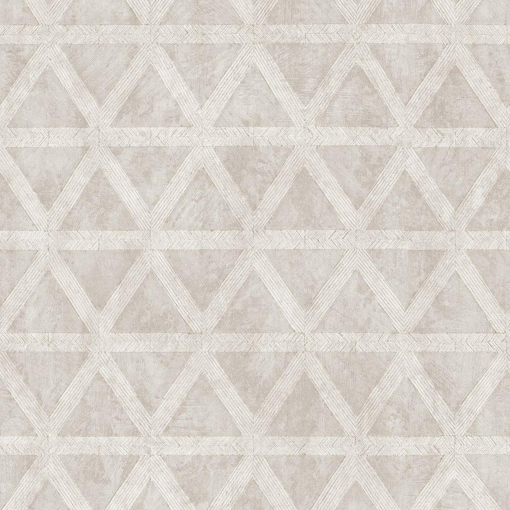 Utopia Tri Prism Wallpaper - Cream - Galerie - G68013 - Premier Wallcovering