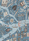 Utopia Wallpaper - Blue Almond - Lewis & Wood - Premier Wallcovering
