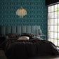 Velluto Wallpaper - Teal - Clarke & Clarke - W0170/03 - Premier Wallcovering