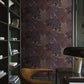 Velvet Leaves Wallpaper - Plum - Boråstapeter - 2260 - Premier Wallcovering