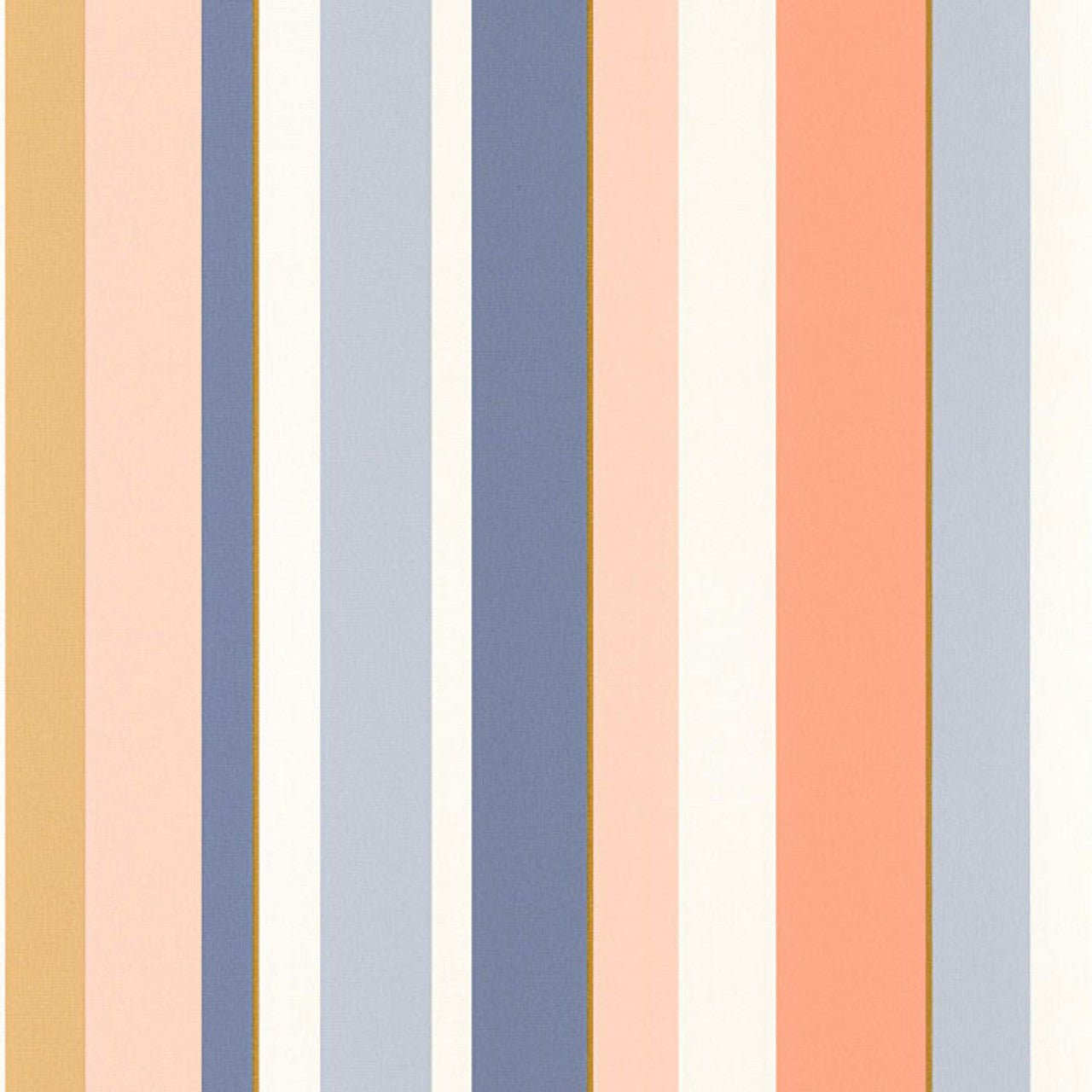 Venice Beach California Wallpaper - Indigo And Peche - Casadeco - 88837474 - Premier Wallcovering