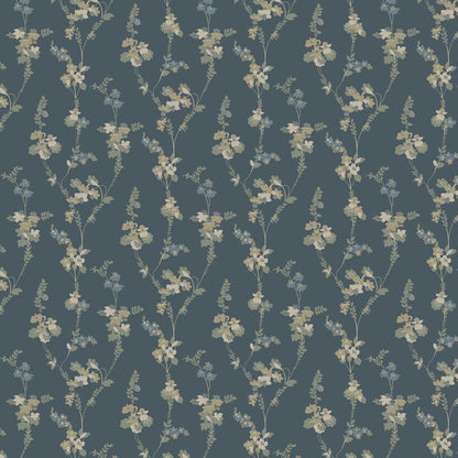 Vera Wallpaper - Navy - Boråstapeter - 5510 - Premier Wallcovering