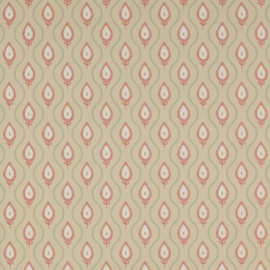 Verity Wallpaper - Red/Sienna - Colefax & Fowler - 07138/04 - Premier Wallcovering