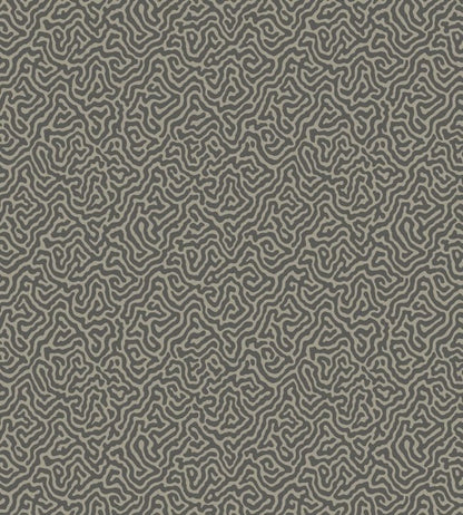 Vermicelli Wallpaper - Charcoal on Linen - 107/4017 - Cole & Son - Premier Wallcovering