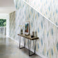 Vertices Wallpaper - Ink/Gold - Harlequin - HGEO111704