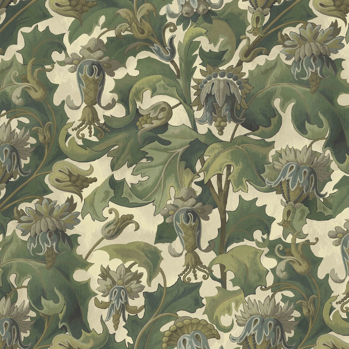 Vespertine Wallpaper - Ecru - House of Hackney - 1-WA-VSP-DI-ECR-XXX