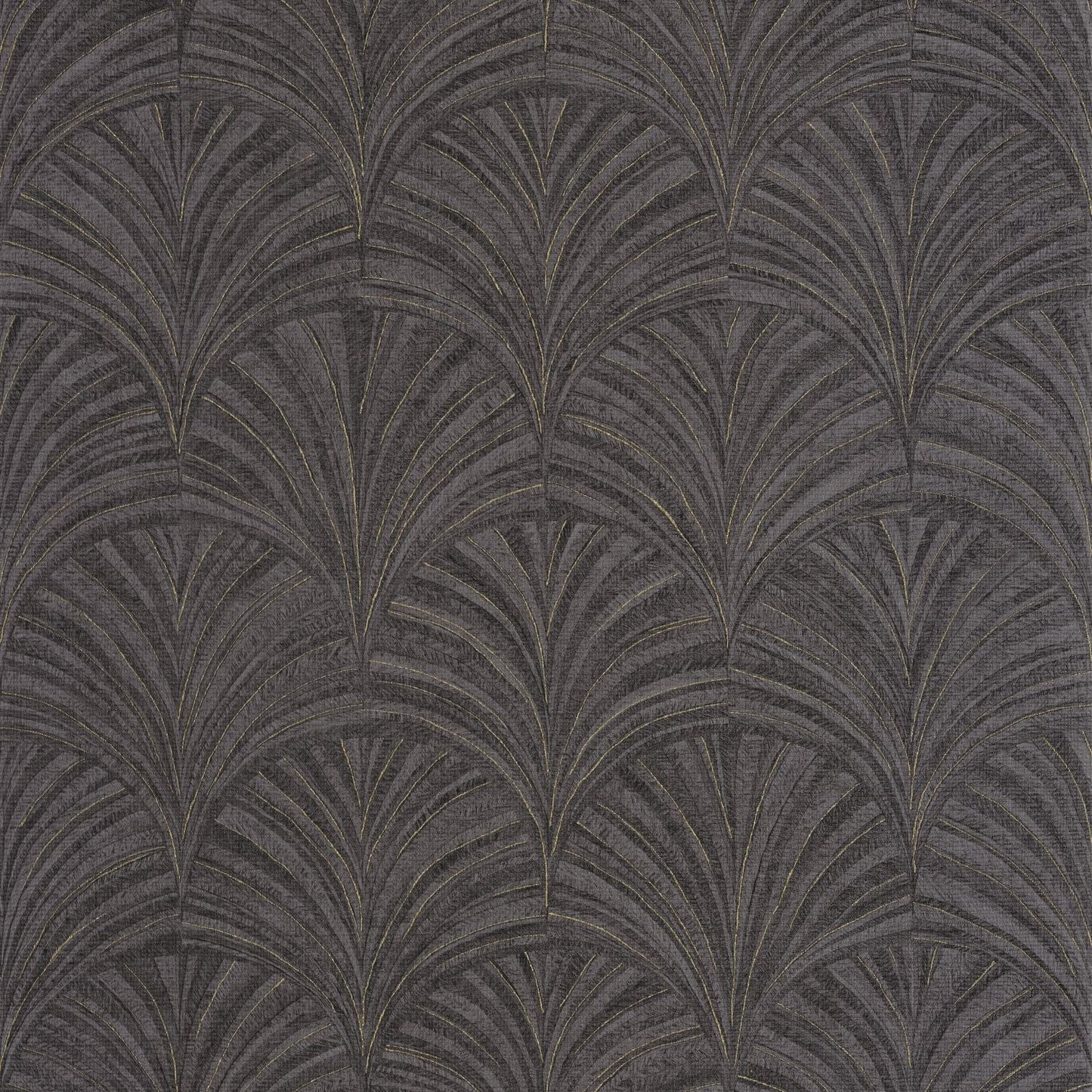 Vibration Wallpaper - Noir or - Caselio - 107039135