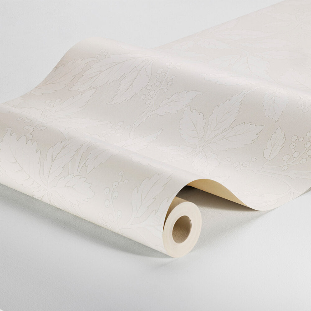 Vildvin Wallpaper - White - Boråstapeter - 2027 - Premier Wallcovering