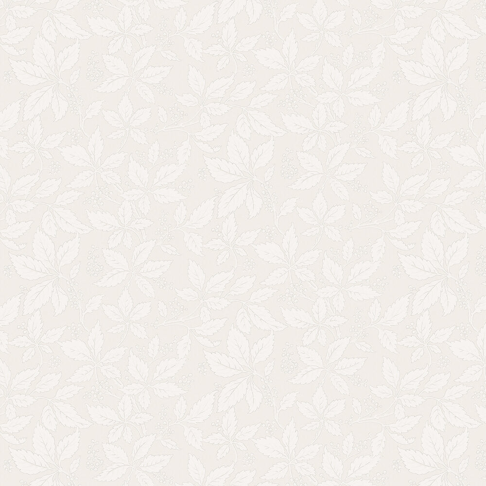 Vildvin Wallpaper - White - Boråstapeter - 2027 - Premier Wallcovering