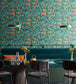 Vines of Pomona Wallpaper - Crimson & Olive on Charcoal - 116/2008 - Cole & Son - Premier Wallcovering